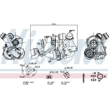 Turbodmychadlo Dmychadlo, plnění NISSENS 93310