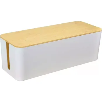 Úložný box BOX NA KABELY BÍLÝ AG381E