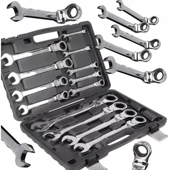 Klíč KLÍČE RÁČNOVĚ OČKOPLOCHĚ S KLOUBEM 13KS 8-32mm M58613