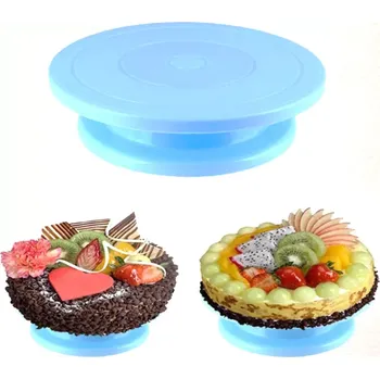 DORTOVÝ STOJAN OTOČNÝ 28CM MODRÝ AG649E