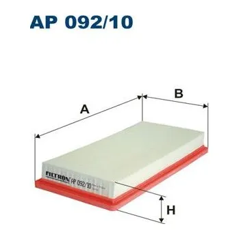 Vzduchový filtr Vzduchový filtr FILTRON AP 092/10