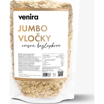 VENIRA bezlepkové jumbo ovesné vločky, 500 g
