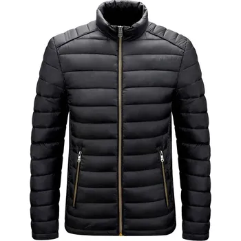 Pánský zimní kabát Pánská zimní bunda ND807 Barva: Černá, Velikost: M