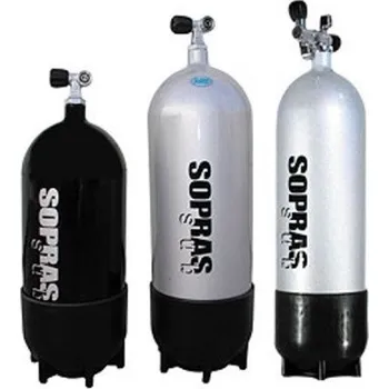 Tlaková láhev SOPRAS 12 l 232 bar s botkou + doprava zdarma!