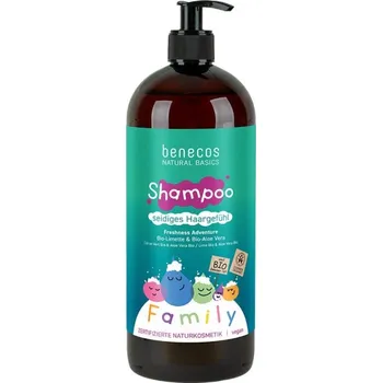 Šampon Benecos šampon rodinný Freshness adventures BIO 950 ml