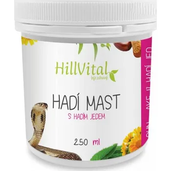 Bylinná léčivá mast HillVital Hadí mast 250 ml