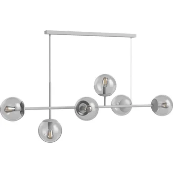 Bolia Šedé kovové závěsné světlo Orb 115 cm