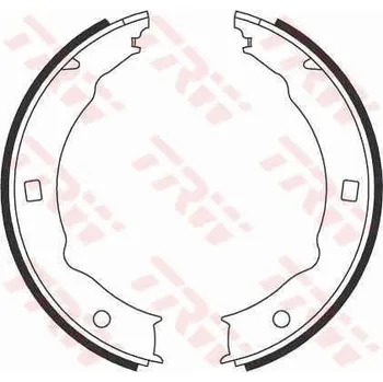 Brzdová čelist Sada brzdových čelistí, parkovací brzda TRW GS8683