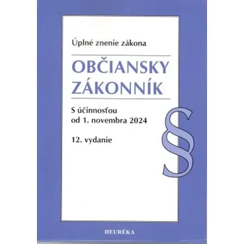 Občiansky zákonník Úzz 12 vydanie 11 2024