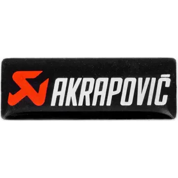 Autodoplněk AKRAPOVIČ gelová samolepka BK 30x11"