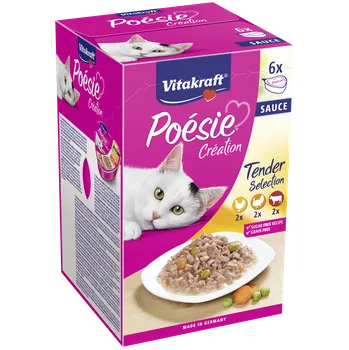 Krmivo pro kočku Vitakraft CHOVEX Vitakraft Poésie® Création Multipack v omáčce 6x85g