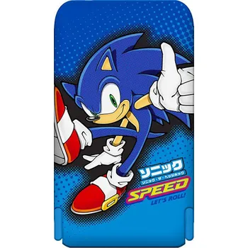 Powerbanka Externí baterie / Power bank SONIC - MagSafe / USB-C + stojánek - 5000 mAh - modrý ježek Sonic