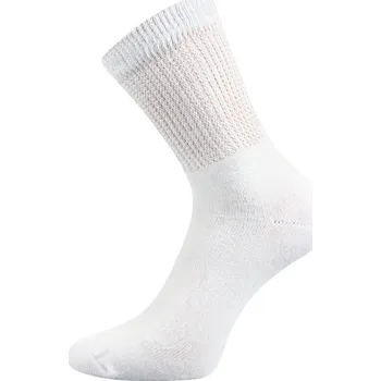 Pánská móda BOMA ponožky trekingové 012-21-43 I froté BÍLÉ - 43-46