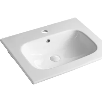 Piedra keramické umyvadlo, nábytkové, 61x46,5cm, bílá 43061