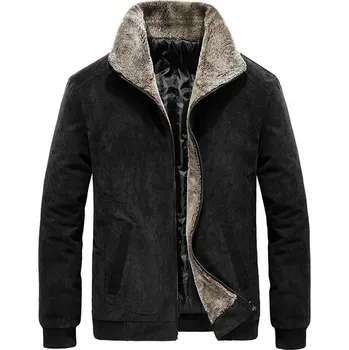 Pánský kabát Pánská zimní bunda ND833 Barva: Černá, Velikost: 5XL