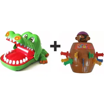 HRA KROKODÝL U ZUBAŘE + PIRÁT V SUDU