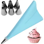 ZDOBÍCÍ SÁČEK CUKŘÁŘSKÝ 6 DÍLŮ AG406E