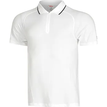 Pánské tričko Wilson M Team Seamless Polo 2.0 white M