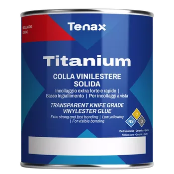 Průmyslové lepidlo TENAX TITANIUM TUHÉ extra clear - extra transparentní lepidlo