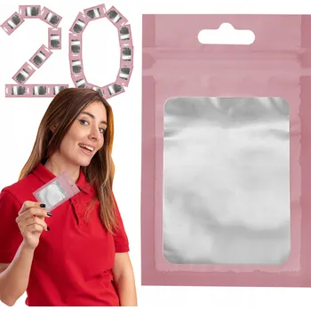 Sáček na potraviny Sada: 20x malý zip sáček 7,5 cm x 12 cm, barevný sáček