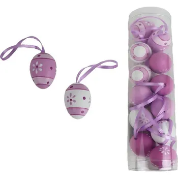 Velikonoční dekorace Velikonoční vajíčka, 12 ks X6798-05