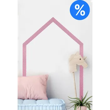 Dekorace do dětského pokoje Nástěnné dekorační pásy 81 Světle šedá