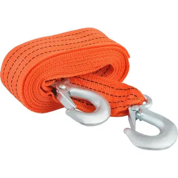 Tažné zařízení TAŽNÉ LANO 3000kg POPRUH S HÁKY 4m 5902367977535