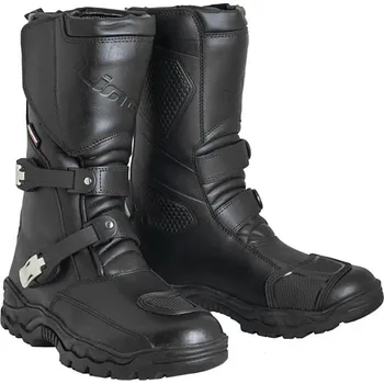 Moto obuv MBW TANER - pánské kožené motocyklové enduro boty - 43