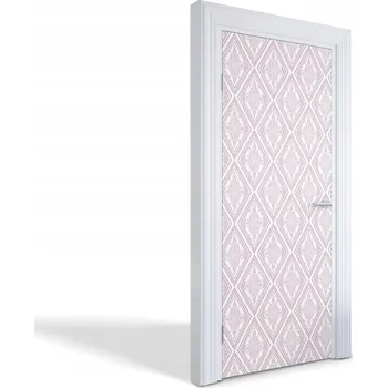 Fototapeta Dekorativní samolepka na dveře oživí vzhled. Geometrický vzor, 85x205 cm