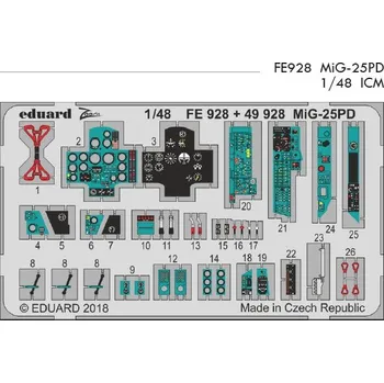 Eduard 1/48 MiG-25PD (ICM)