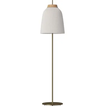 Stojací lampa Bolia Opálově bílá skleněná stojací lampa Campa 146 cm