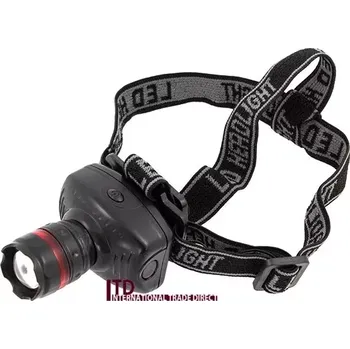 Čelovka CREE LED ČELOVKA SVÍTILNA 3 REŽIMY + ZOOM 3W 160Lm 5907451302453