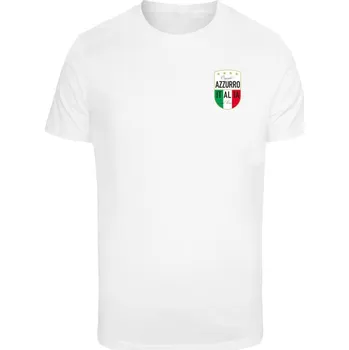 Pánské tričko Azurro Italia Crest Tee - white 3XL