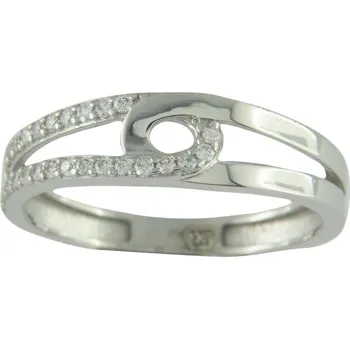 Prsten Zlatý prsten YYZ1192W, vel. 55, 2 g (585/1000)