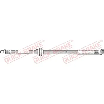 Brzdová hadice Brzdová hadice QUICK BRAKE 37.936