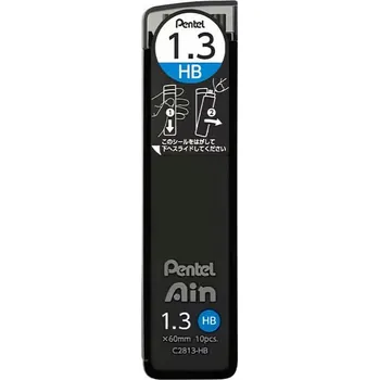 Náplň do psacích potřeb Tuhy do mikrotužky Pentel Ain 1.3 mm - výběr tvrdostí Tvrdost: HB