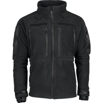 Pánská casual bunda Fleece bunda Mil-Tec Plus Cold Weather - černá, M