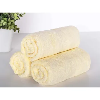 Ručník XPOSE® Froté ručník VERONA 3ks - vanilkový 30x50 cm, Froté + Prodloužená možnost vrácení zboží do 50 dnů