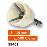 Odhrotovač 3-19mm Projahn 35401