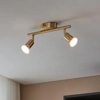 Bodové svítidlo Eglo 33185 - LED Bodové svítidlo BUZZ-LED 2xGU10/2,8W/230V 3000K zlatá