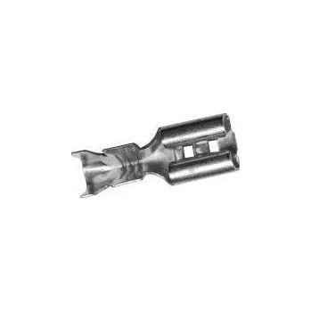 Síťový kabel Faston-zdířka 6,3mm neizolovaná cínovaná, kabel 0,5 - 1,0mm2