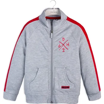 Chlapecká mikina Chlapecká mikina DANIEL HECHTER CROSS světle šedá Velikost: 98-104
