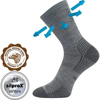 VoXX Dětské ponožky OPTIMALIK - sv. šedá - 30-34