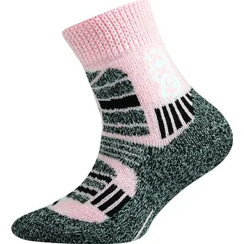 Dívčí ponožky TRACTION růžová - 14-16