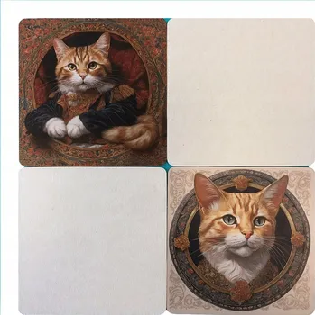 Podtácek Foto Podložka Pod Pivo Sklenice Hrnek Čtverec 9 Cm s Fotkou. Fotopodložka