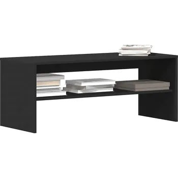 Televizní stolek vidaXL TV skříňka 100 x 40 x 40 cm kompozitní dřevo [862402] Barva: Černá