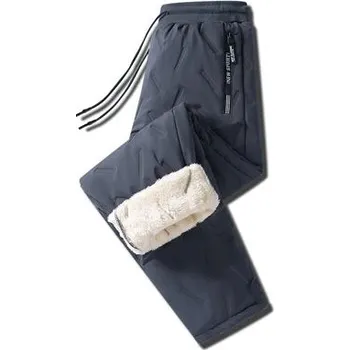 Zimní pánské kalhoty zateplené kožíškem Velikost: 3XL, Barva (Varianta): Straight Leg Grey