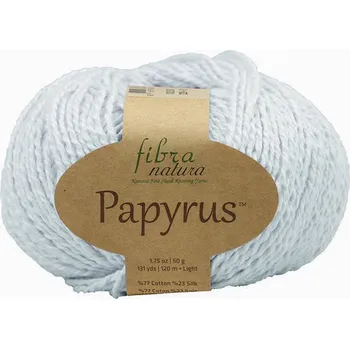 Příze Fibra Natura Papyrus 229-13 stříbrně šedá