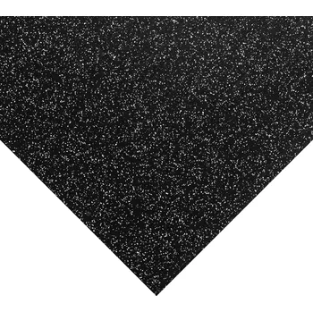 Rohožka Černo-bílá gumová podlahová deska FLOMA IceFlo SF1100 - délka 200 cm, šířka 100 cm, výška 1,6 cm - 80903160