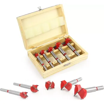 Příslušenství k frézce FRĚZY STOPKOVĚ SUKOVNÍKY NA DŘEVO SADA 5KS 15-35mm HQ M22410